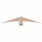 Ekena Millwork Bellingham Smooth Timber Gable Bracket, Douglas Fir, 60"W x 10"H x 3 1/2"D x 5 1/2"F, 4/12 Pitch GBW060X10X0406BEL00SDF - alternate 1